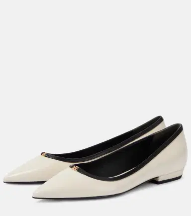 Tory Burch Double T leather ballet flats | Thumbnail 4 Tory Burch Double T leather ballet flats | Thumbnail 4