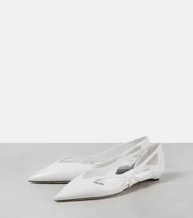 Prada Leather ballet flats | Thumbnail 4 Prada Leather ballet flats | Thumbnail 4