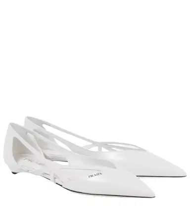 Prada Leather ballet flats | Thumbnail 1 Prada Leather ballet flats | Thumbnail 1