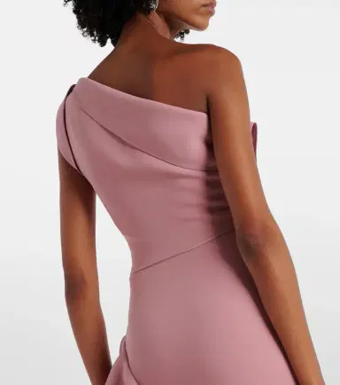 Maticevski Provenance ruffled one-shoulder crêpe gown | Thumbnail 6