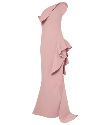 Maticevski Provenance ruffled one-shoulder crêpe gown | Thumbnail 1