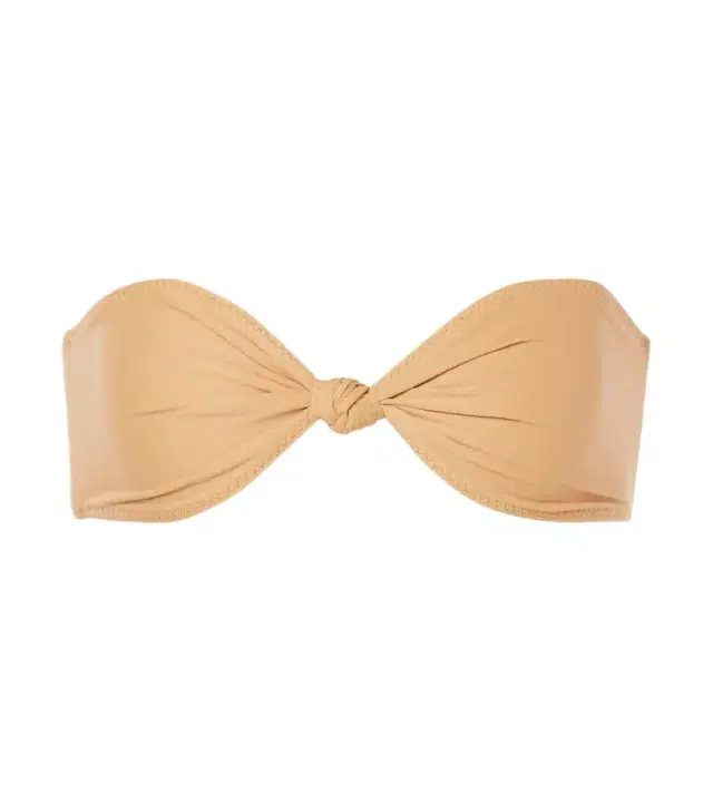 Same Gathered bandeau bikini top