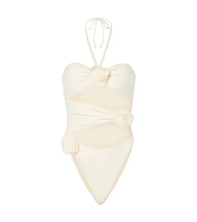 Same Floral-appliqué cutout swimsuit