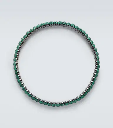 SHAY JEWELRY 18kt rose gold bracelet with emeralds | Thumbnail 2 SHAY JEWELRY 18kt rose gold bracelet with emeralds | Thumbnail 2