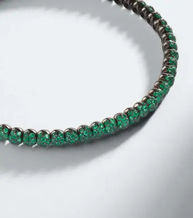 SHAY JEWELRY 18kt rose gold bracelet with emeralds | Thumbnail 4 SHAY JEWELRY 18kt rose gold bracelet with emeralds | Thumbnail 4