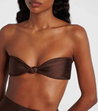 Same Knotted bandeau bikini top | Thumbnail 2