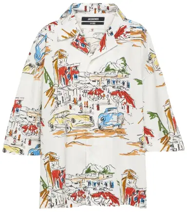Jacquemus Casaco printed cotton bowling shirt | Thumbnail 1