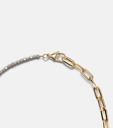 Bucherer Fine Jewellery Link 18kt gold chain necklace with diamonds | Thumbnail 3 Bucherer Fine Jewellery Link 18kt gold chain necklace with diamonds | Thumbnail 3