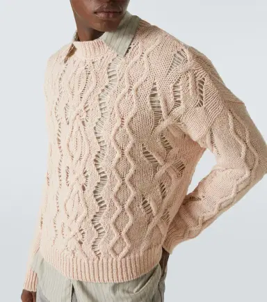Our Legacy Cable Sonar Roundneck wool sweater | Thumbnail 4
