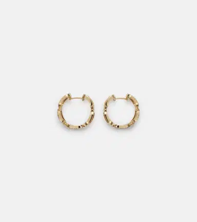 Bucherer Fine Jewellery Link 18kt gold earrings with diamonds | Thumbnail 2 Bucherer Fine Jewellery Link 18kt gold earrings with diamonds | Thumbnail 2
