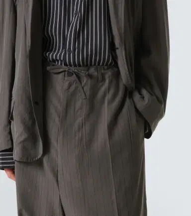 Balenciaga Pinstripe wide-leg pants | Thumbnail 2