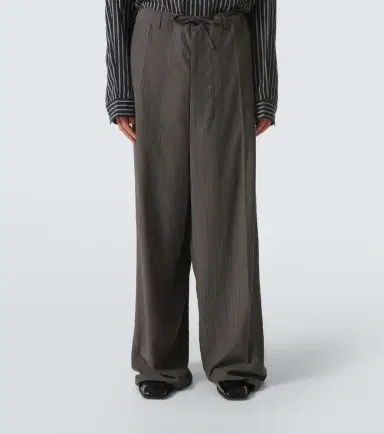 Balenciaga Pinstripe wide-leg pants | Thumbnail 3