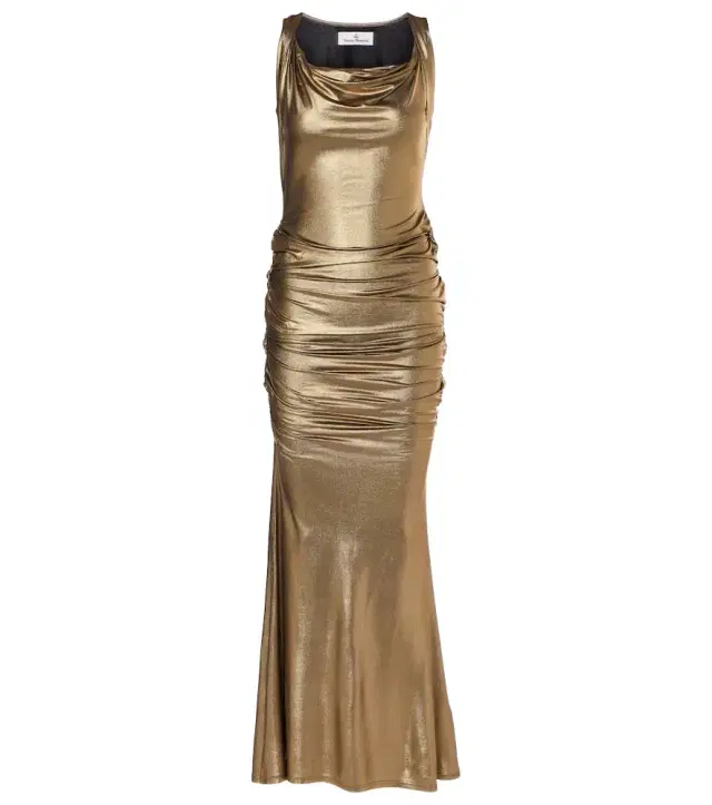 Vivienne Westwood Liz draped jersey gown