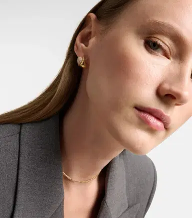 SHAY JEWELRY 18kt gold earrings with diamonds | Thumbnail 4