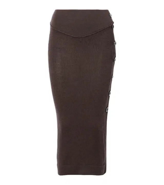 Vivienne Westwood Pamela knitted wool midi skirt