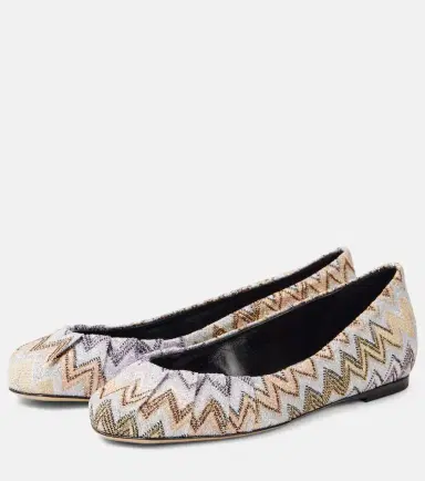 Missoni Iris Zigzag ballet flats | Thumbnail 3