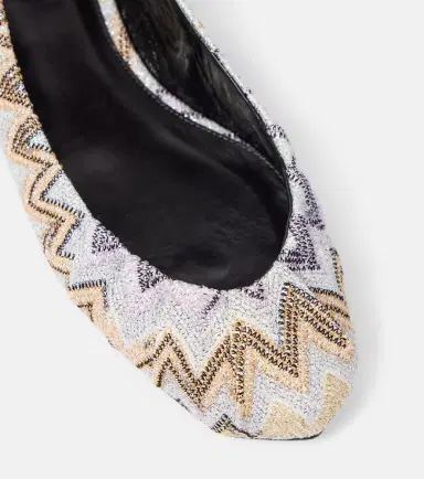 Missoni Iris Zigzag ballet flats | Thumbnail 4