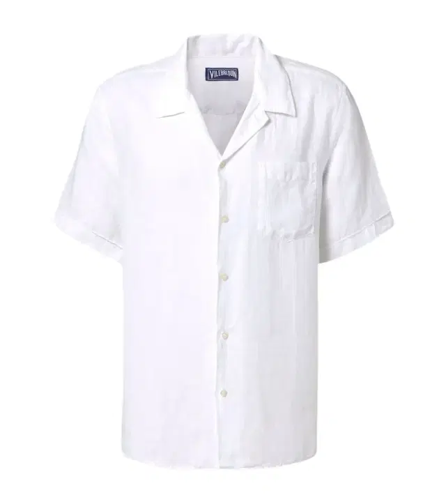 Vilebrequin Charli linen bowling shirt