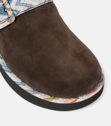 Missoni Zigzag suede clogs | Thumbnail 2