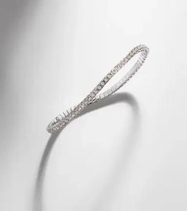 SHAY JEWELRY 18kt white gold tennis bracelet with diamonds | Thumbnail 5