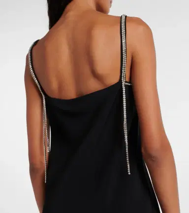 Sportmax Abetone1234 embellished cady slip dress | Thumbnail 2