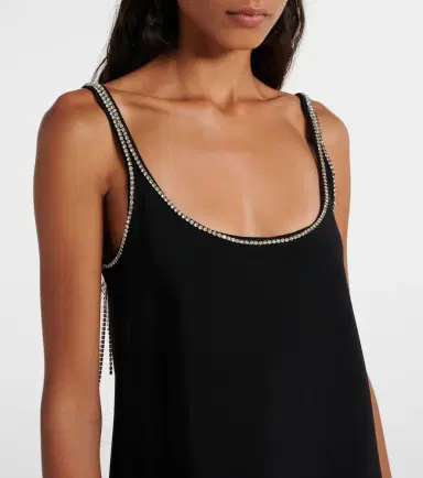 Sportmax Abetone1234 embellished cady slip dress | Thumbnail 3