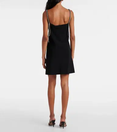 Sportmax Abetone1234 embellished cady slip dress | Thumbnail 4