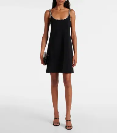 Sportmax Abetone1234 embellished cady slip dress | Thumbnail 5