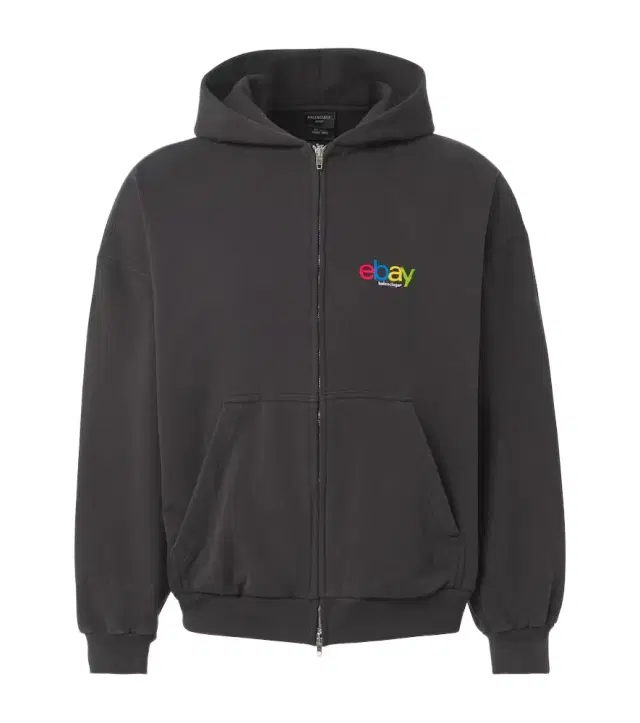 Balenciaga Printed cotton jersey hoodie