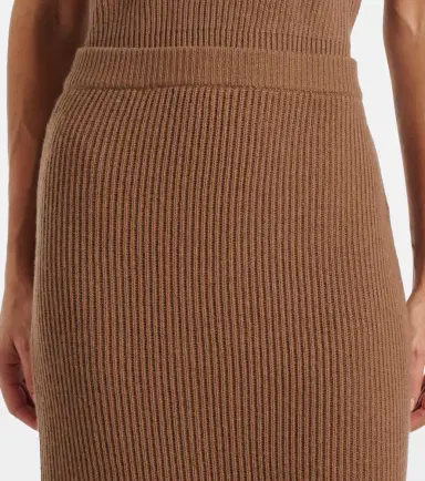 'S Max Mara Just ribbed-knit wool and cashmere midi skirt | Thumbnail 2