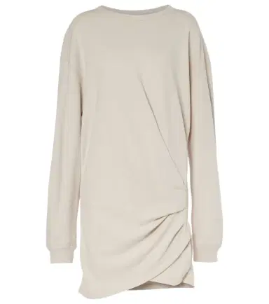 Marant Étoile Pipper draped cotton jersey minidress | Thumbnail 1