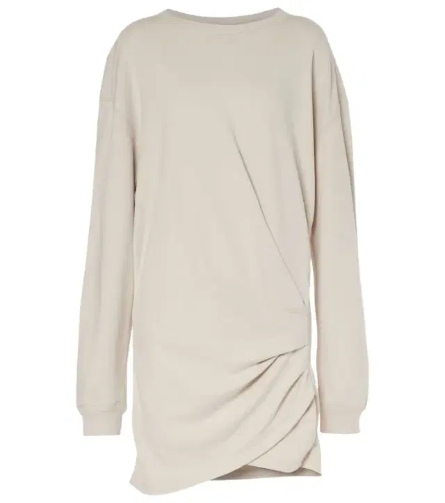 Marant Étoile Pipper draped cotton jersey minidress