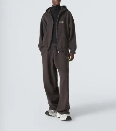 Balenciaga Printed cotton jersey sweatpants | Thumbnail 3
