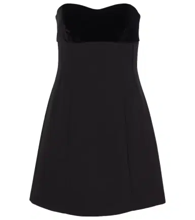 Max Mara Trani strapless cotton minidress | Thumbnail 1