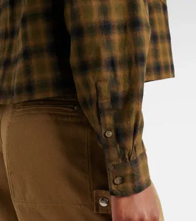 Marant Étoile Telina plaid cropped cotton shirt | Thumbnail 2