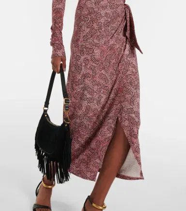 Marant Étoile Lisy jersey wrap dress | Thumbnail 3