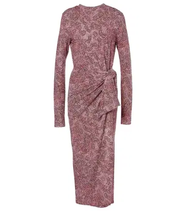 Marant Étoile Lisy jersey wrap dress | Thumbnail 1