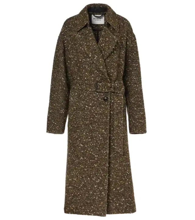 Marant Etoile Horia wool-blend wrap coat