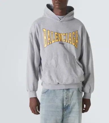 Balenciaga Cotton jersey hoodie | Thumbnail 5