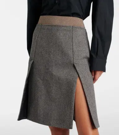 Sportmax Riga tweed midi skirt | Thumbnail 3
