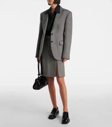 Sportmax Riga tweed midi skirt | Thumbnail 5