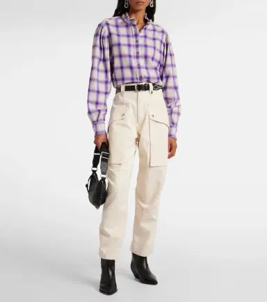 Marant Étoile Checked cotton shirt | Thumbnail 4