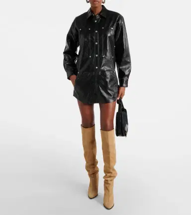 Marant Étoile Ayali faux leather minidress | Thumbnail 5