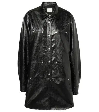 Marant Étoile Ayali faux leather minidress | Thumbnail 1
