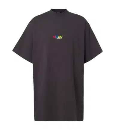 Balenciaga Printed oversized cotton T-shirt | Thumbnail 1