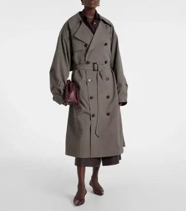 The Frankie Shop Mavis oversized trench coat | Thumbnail 3