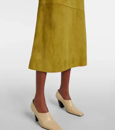 Bottega Veneta Suede midi skirt | Thumbnail 2 Bottega Veneta Suede midi skirt | Thumbnail 2