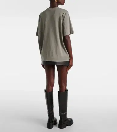 The Frankie Shop Harper cotton jersey T-shirt | Thumbnail 4