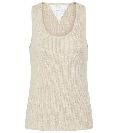 Bottega Veneta Ribbed-knit cotton jersey tank top | Thumbnail 1 Bottega Veneta Ribbed-knit cotton jersey tank top | Thumbnail 1