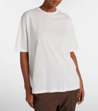 The Frankie Shop Harper cotton jersey T-shirt | Thumbnail 4